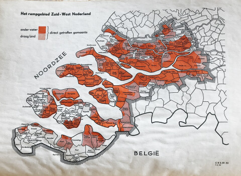 Het rampgebied